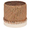 Cestino arancione Zig Zag