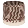 Cestino marrone Zig Zag
