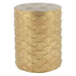 CESTINO PER RIFIUTI PAVONE - ORO
