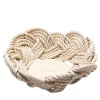 Cestino rotondo in corda Maxi Cream
