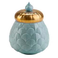 CHARLOTTE PAVONE COPRICANDELA - BLU CHIARO