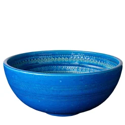 Ciotola Decorativa Bolo Blu di Aldo Londi
