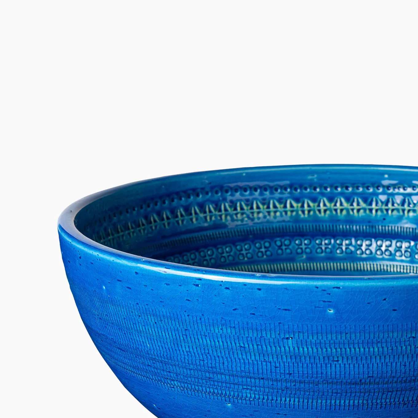 Ciotola Decorativa Bolo Blu di Aldo Londi