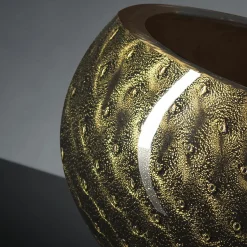 Ciotola decorativa Mocenigo oro e nero