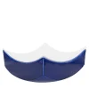 Ciotola Wave Bonbon Bianco e Blu di Cristian Visentin