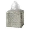 COCCO TISSUE BOX - ARGENTO