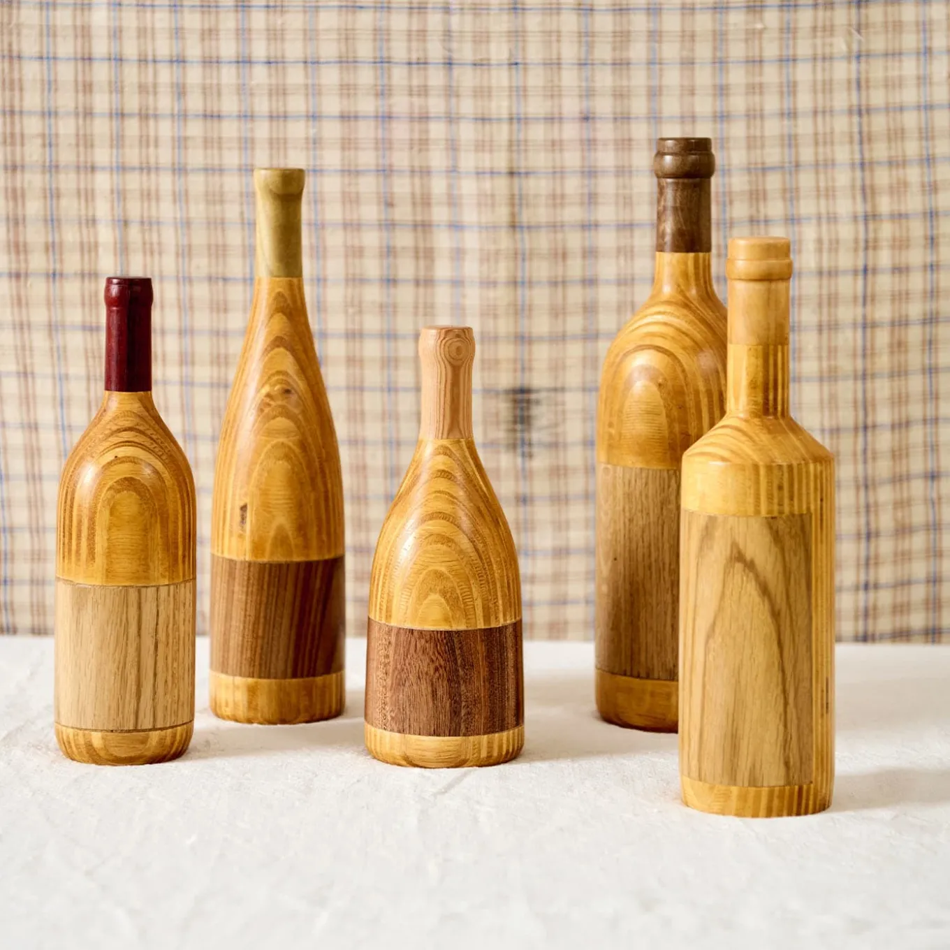 Colomba Platino Bottiglia decorativa in legno in edizione limitata #22
