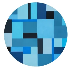 Color Spaces Rhythm and Blues Pittura acrilica su tela