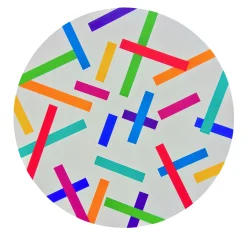 Color Spaces Rhythm and Colors Pittura acrilica su tela