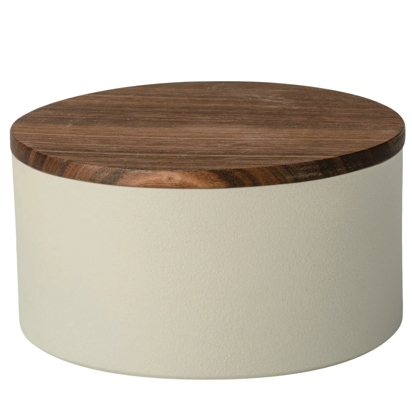 Contenitore grande con coperchio in legno