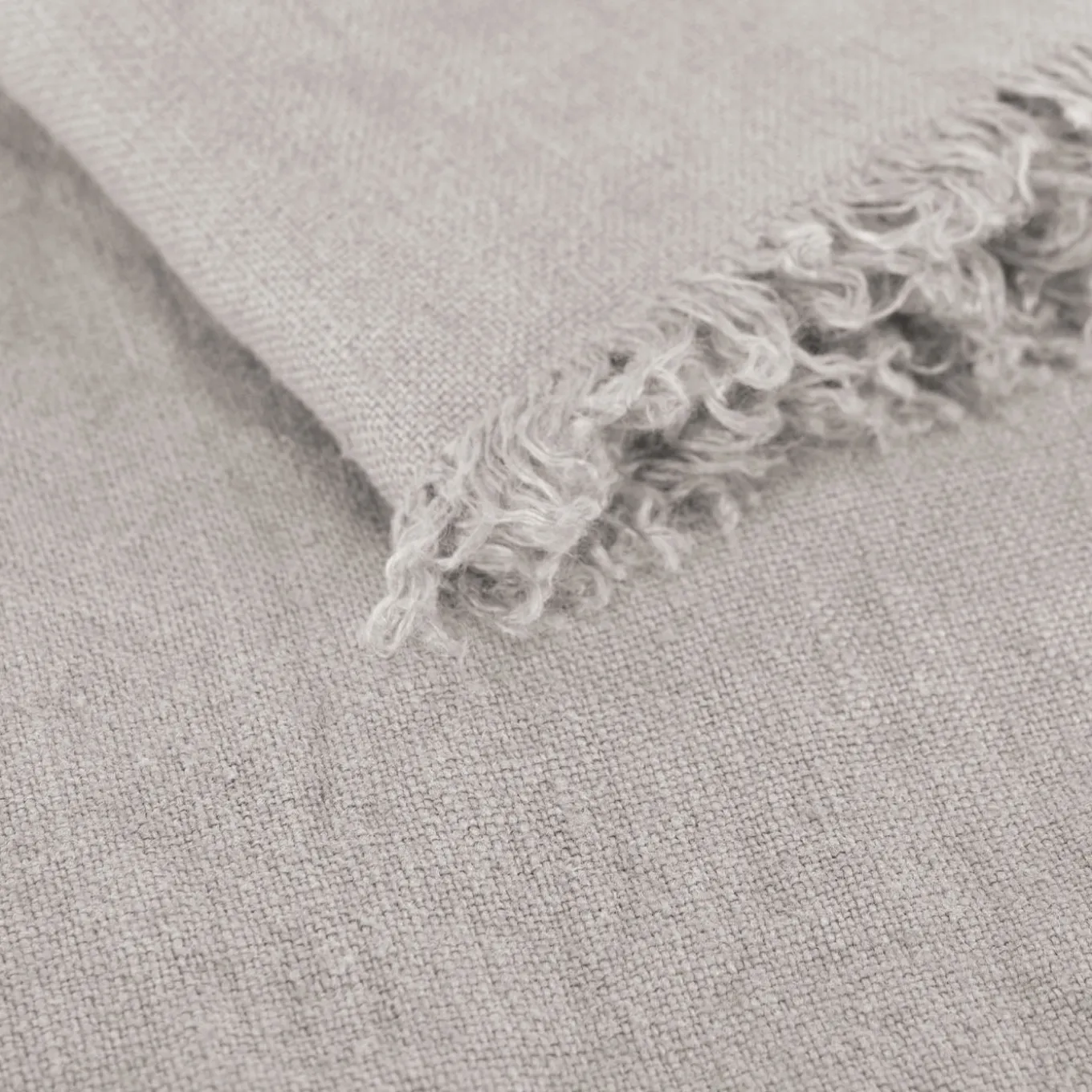 Coperta Canvas in lino beige