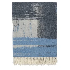 Coperta effetto pennello con frange