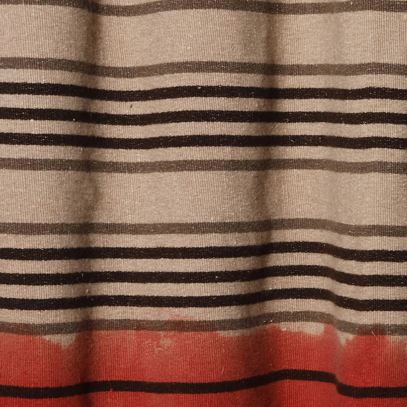 Coperta Formia a righe policrome in cashmere e seta