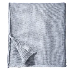 Coperta grande in cashmere grigio
