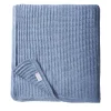 Coperta grande in denim e cashmere