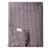 Coperta grigia media in cashmere pied-de-poule