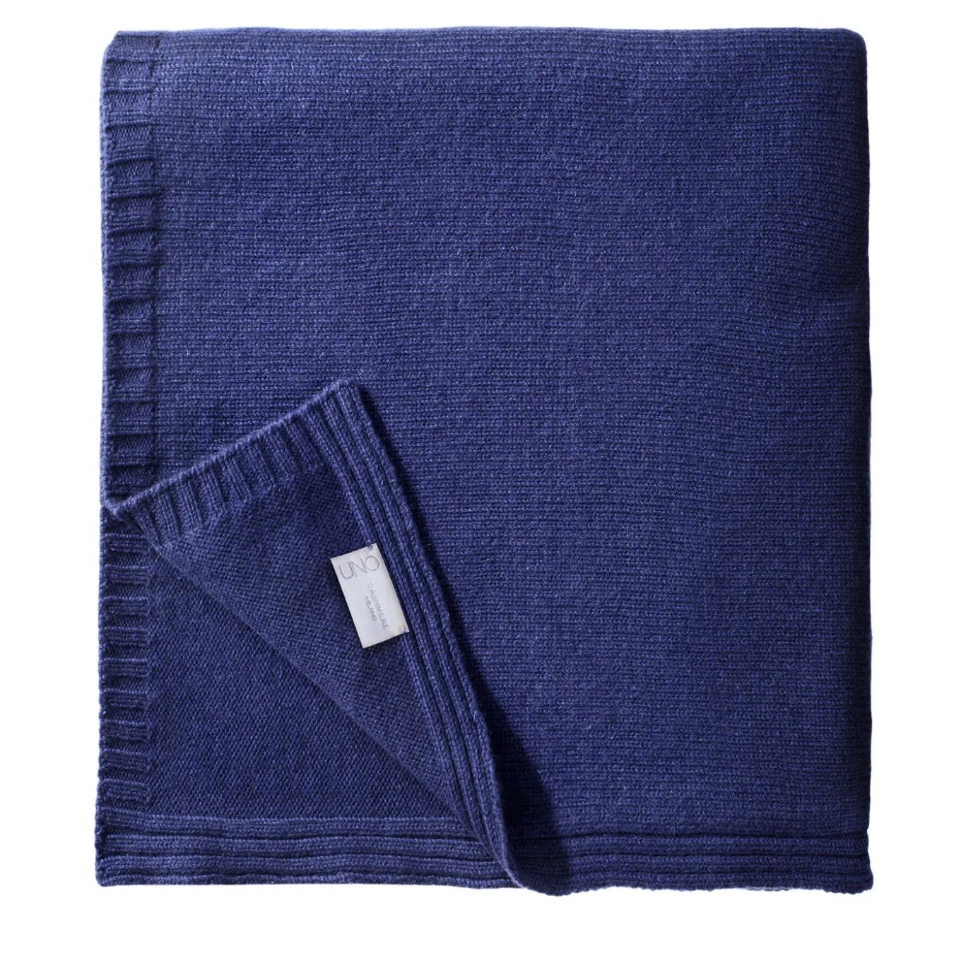 Coperta piccola in cashmere blu