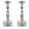 Coppia di candelabri in argento sterling del 1860
