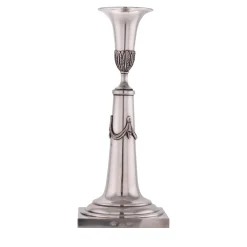 Coppia di candelabri in argento sterling del 1860