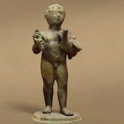 Coppia di sculture Cherubini in bronzo