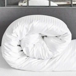 Copripiumino Athos Jacquard Bianco US King