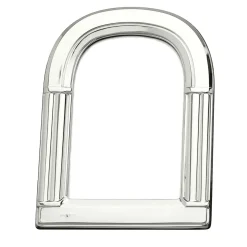 Cornice d'argento a forma di arco con colonne