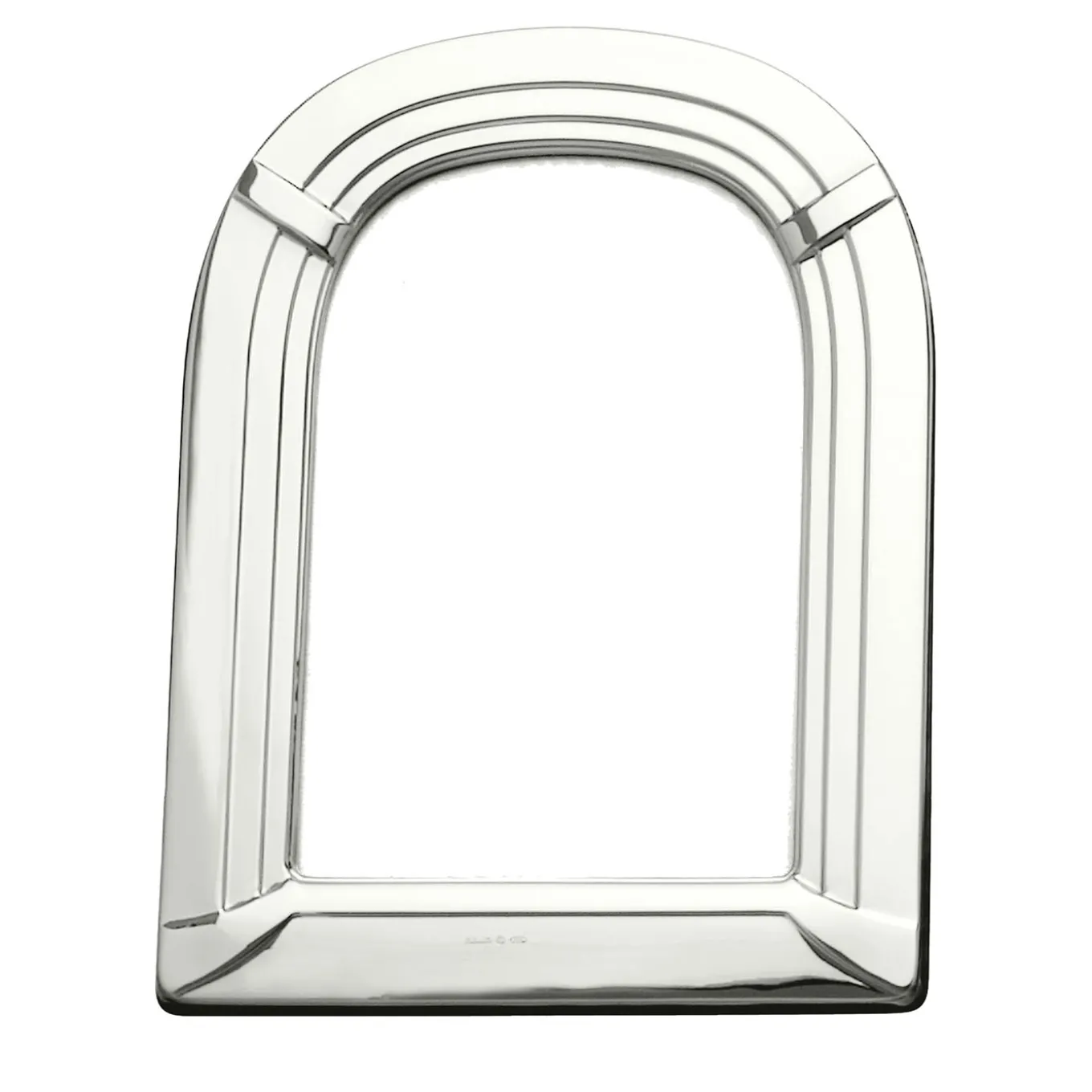 Cornice d'argento a forma di arco