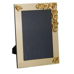 Cornice d'oro con ibisco