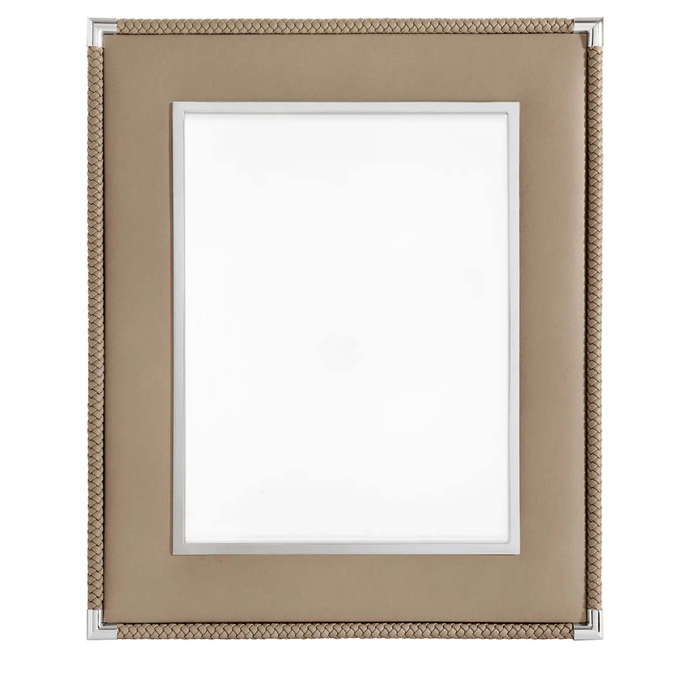 Cornice per foto Thea grande in pelle taupe #2