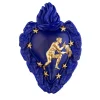 Cuore in ceramica Zodiaco Aquarius