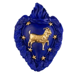 Cuore in ceramica Zodiaco Capricorno