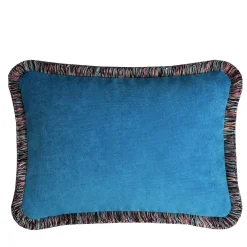 Cuscino blu Happy