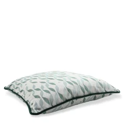 Cuscino Carrè Azzurro in tessuto jacquard TALIA