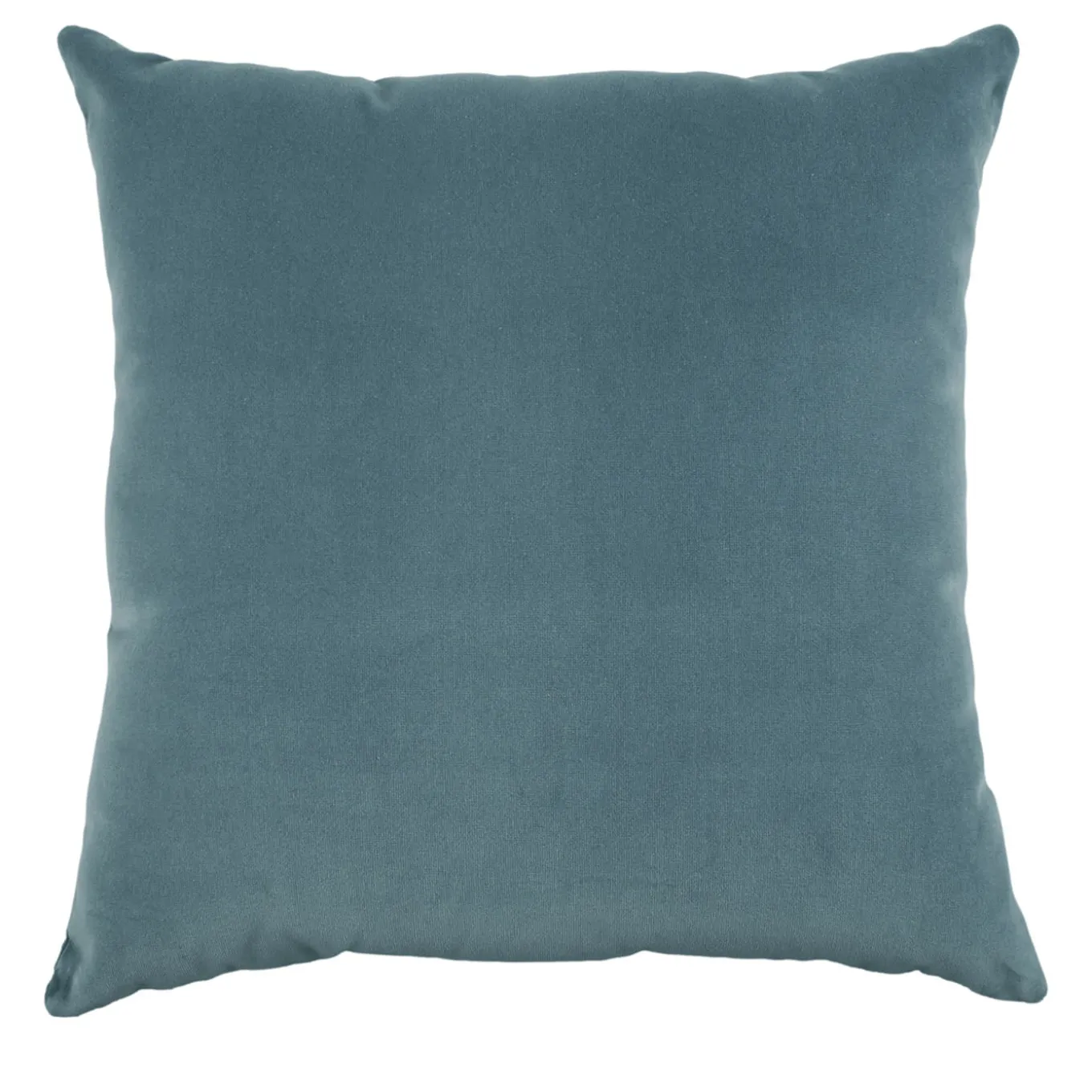 Cuscino Carrè Azzurro in Velluto di Cotone
