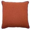 Cuscino Carrè in tessuto Jacquard bruciato Tricot
