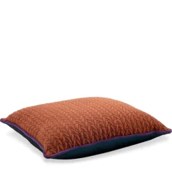 Cuscino Carrè in tessuto Jacquard bruciato Tricot