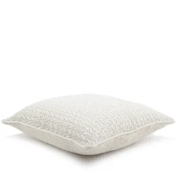Cuscino Carrè in tessuto jacquard treccia