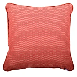 Cuscino Carrè in tessuto jacquard falso unito e Vellluto di Lino
