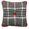Cuscino Carré in tessuto jacquard Prince di Galles