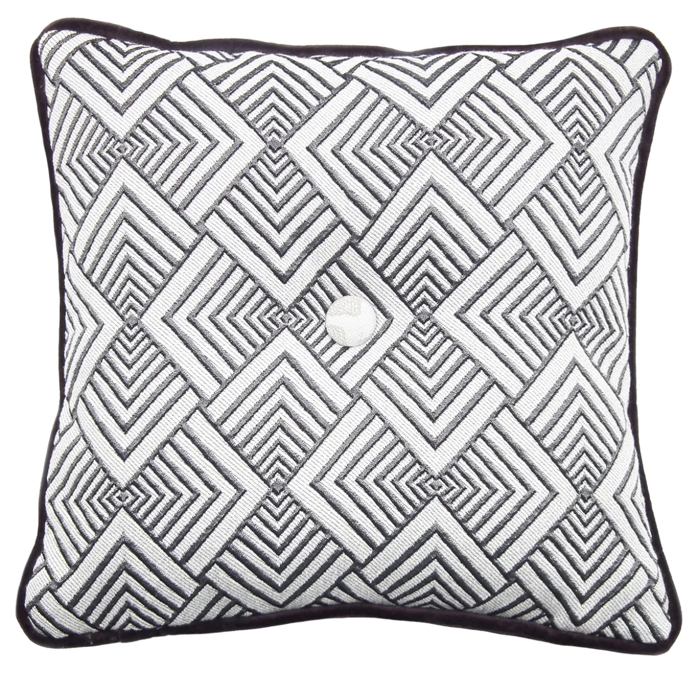 Cuscino Carrè in tessuto jacquard Hypnose Deco
