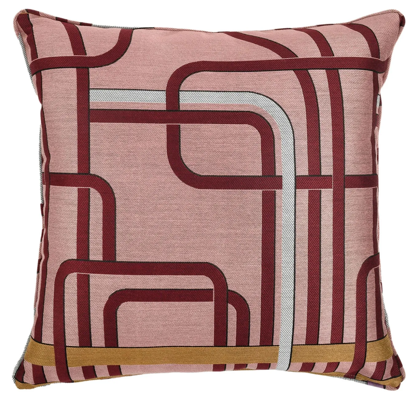 Cuscino Carrè in tessuto jacquard Les Intrigues