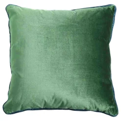 Cuscino Carrè in tessuto jacquard e velluto di lino