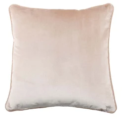 Cuscino Carrè in velluto di seta rosa