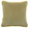 Cuscino Carrè in velluto di cotone muschiato e tessuto jacquard