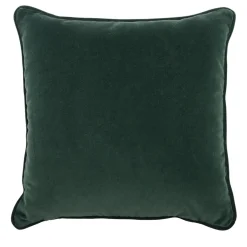 Cuscino Carrè in velluto verde scuro