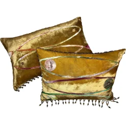 Cuscino con tre pesci