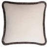 Cuscino Happy bianco e grigio