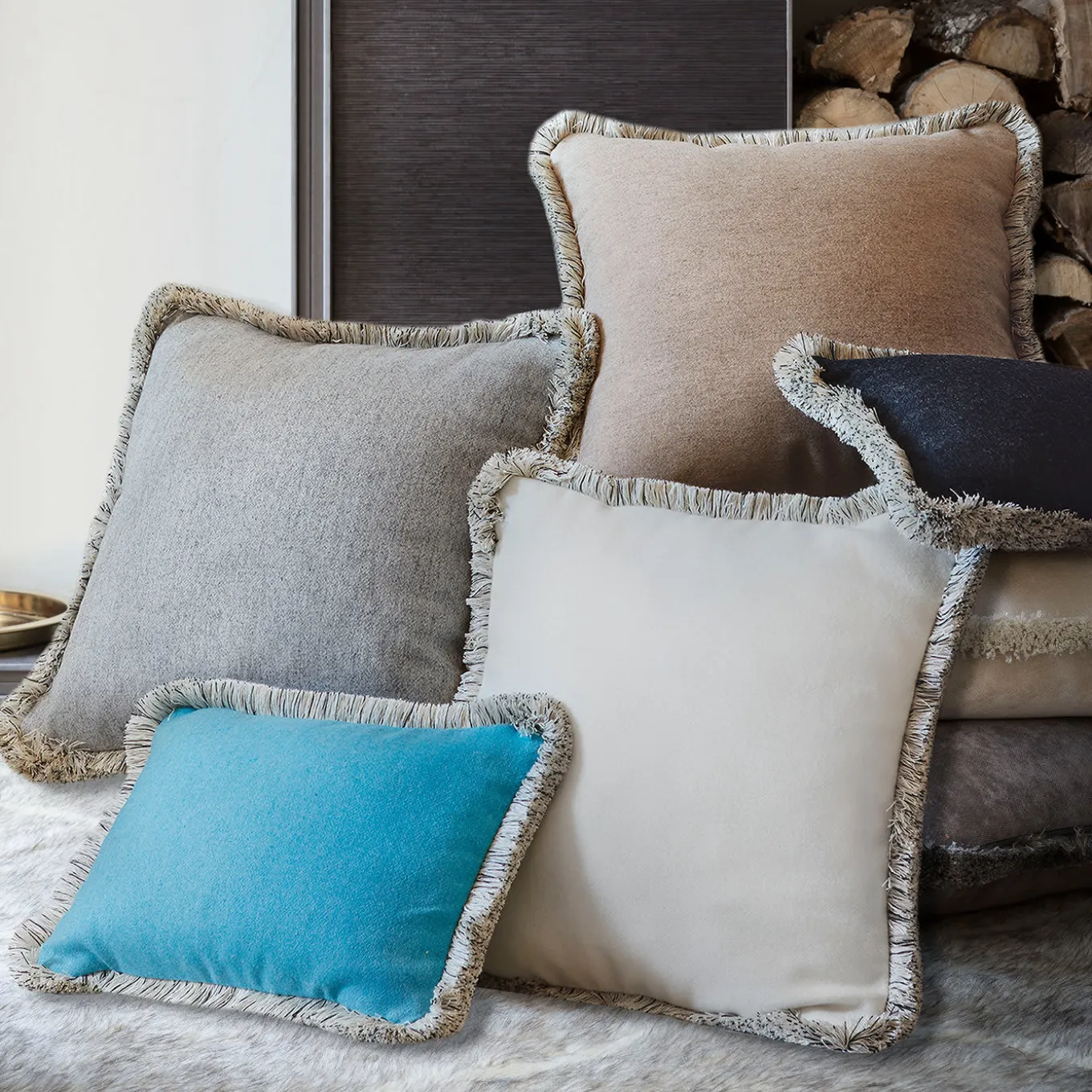 Cuscino quadrato Artic Beige Edizione limitata