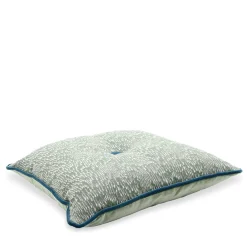 Cuscino quadrato Carrè in Filigrana Jacquard Comete Verde