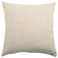 Cuscino Quadrato Carrè T in tessuto jacquard